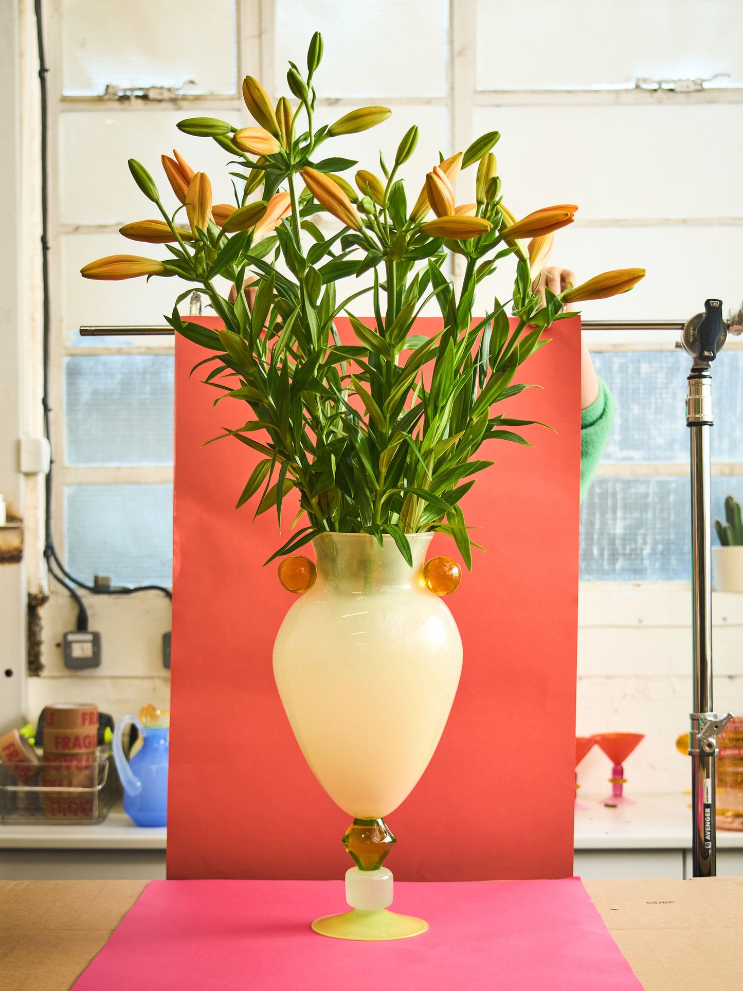 Verona Vase in Soft Green