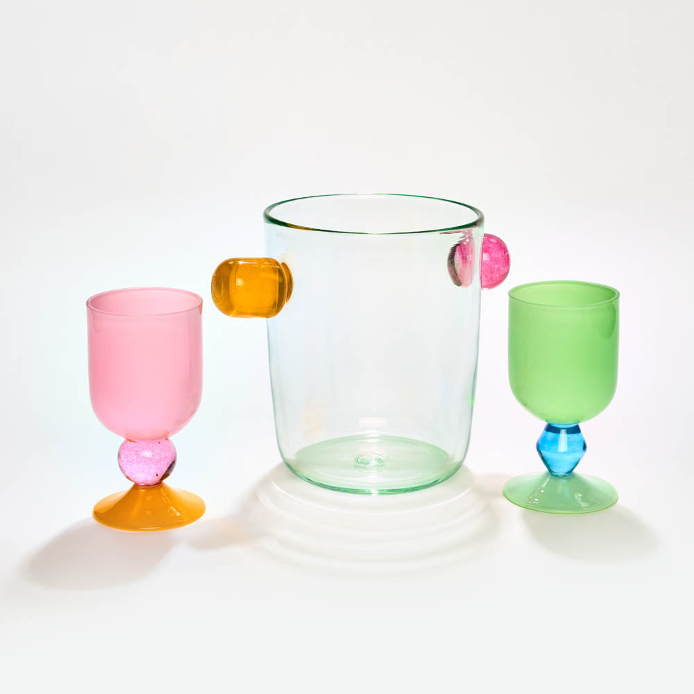 Miami Sweetie Glass in Rose - Pair