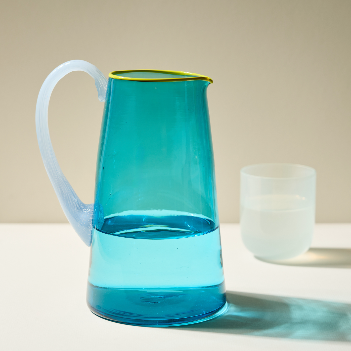 Miami Medium Jug in Ocean Blue