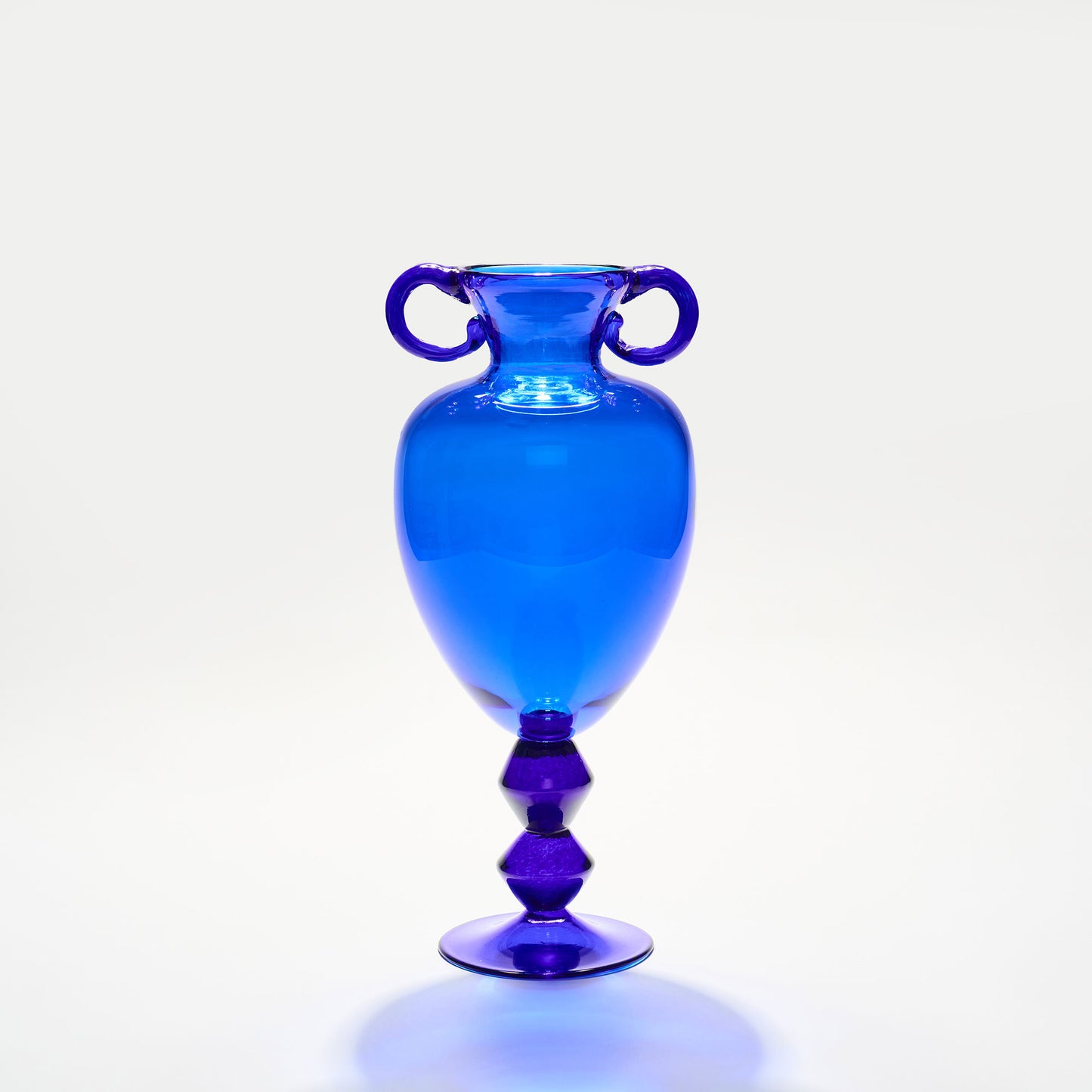 Chania Vase in Transparent Blue