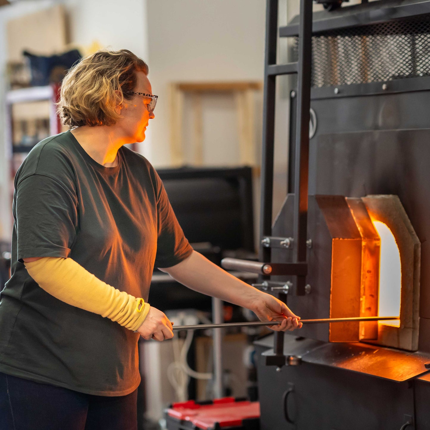 Introductory half day glassblowing class
