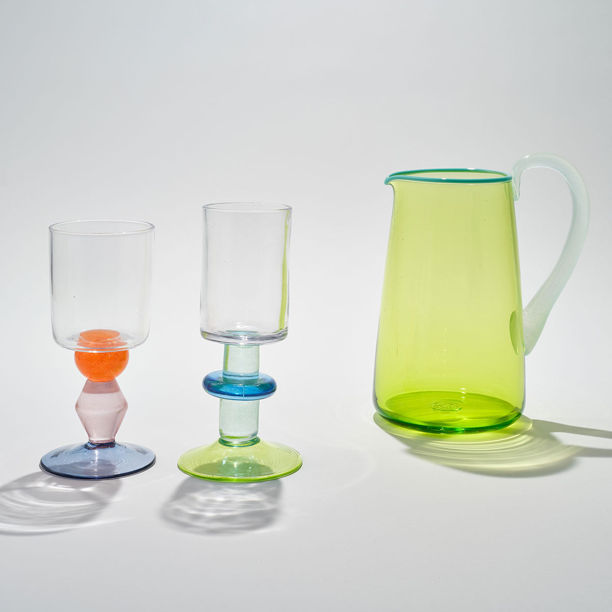 Miami Medium Jug in Lime Green