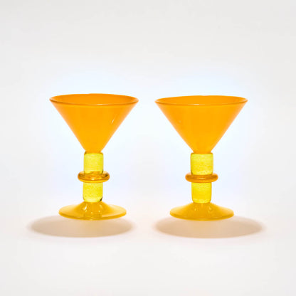 Miami Martini glass in Sunshine