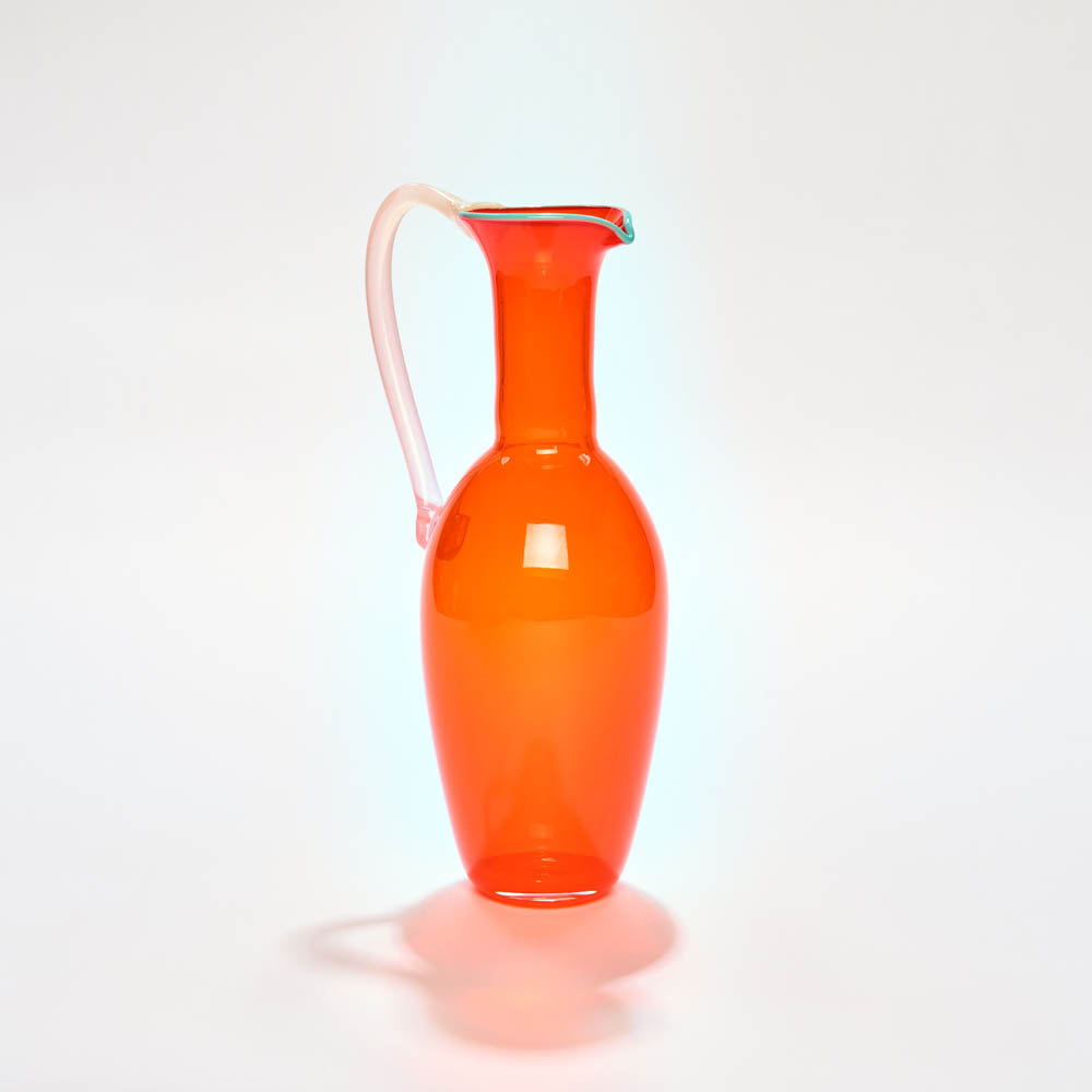 Tall Jug in bright orange