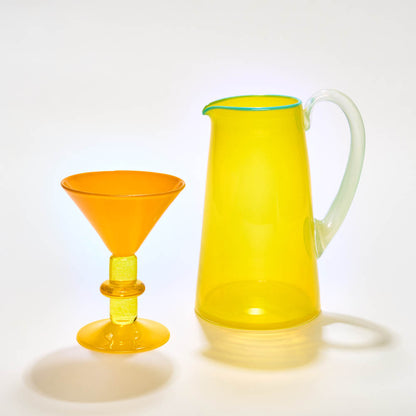 Miami Martini glass in Sunshine