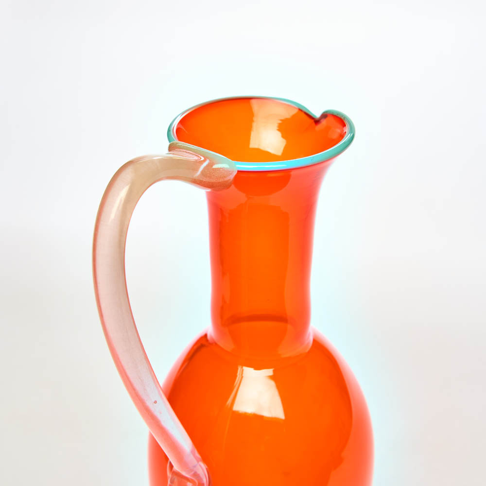 Tall Jug in bright orange