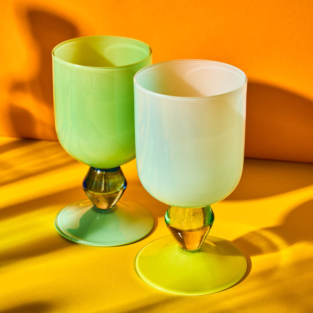 Miami Sweetie Glass in Pear Green