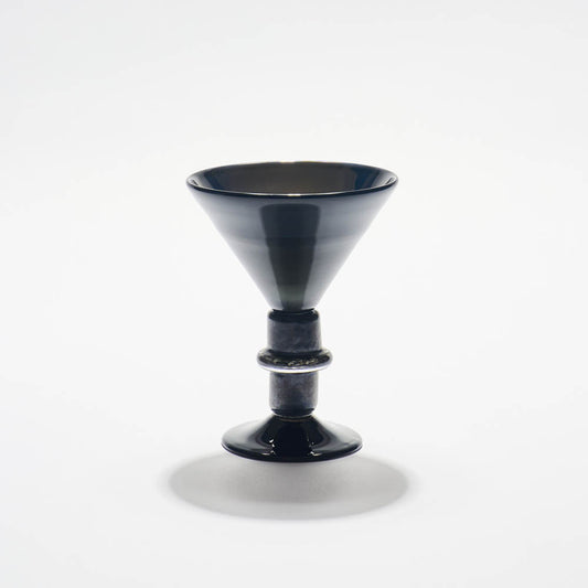 New York Martini Glass in Black