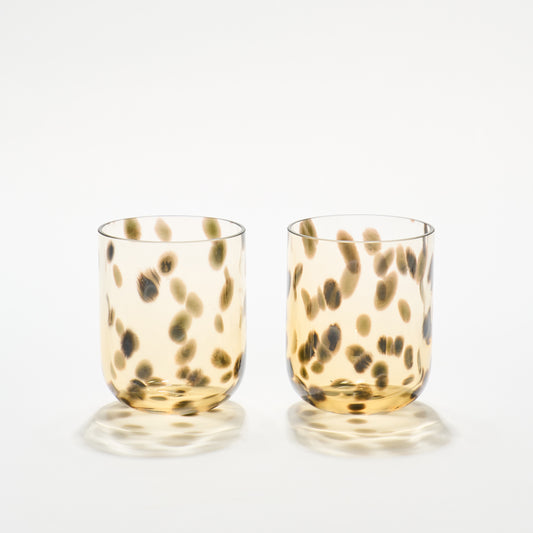 Set of 2 Manhattan Dotted Whisky Tumblers