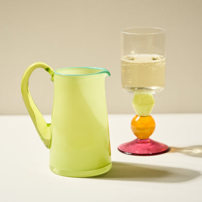 Miami Milk Jug in Apple Green