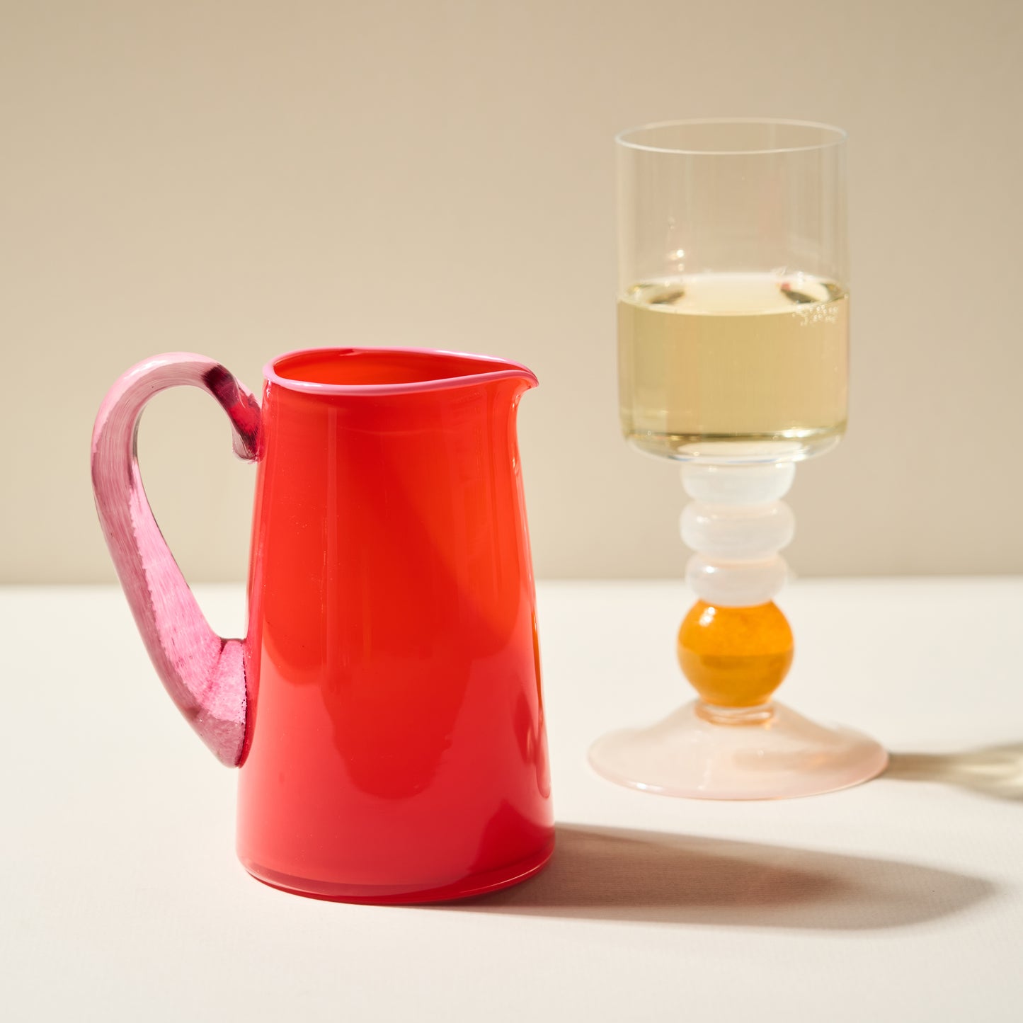 Miami Milk Jug in Red