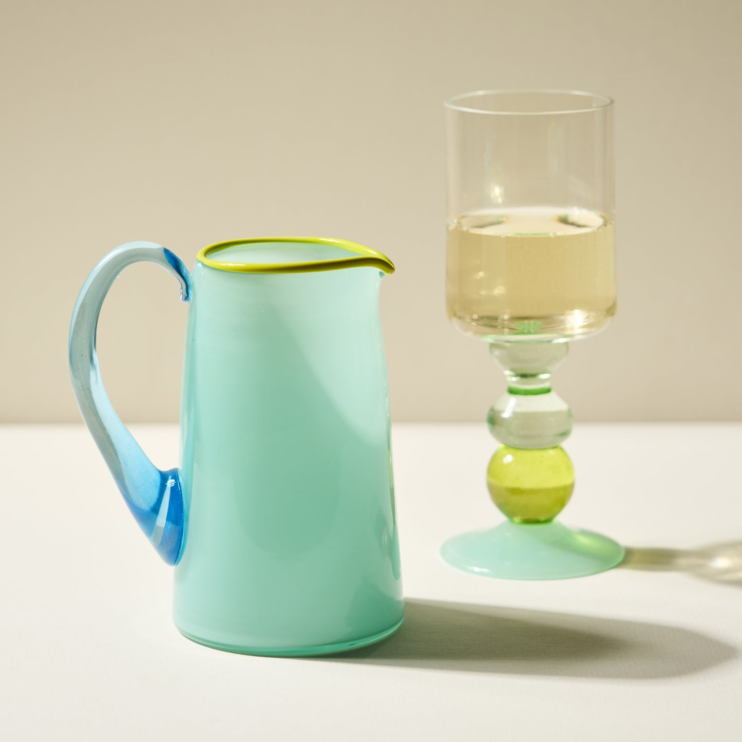 Miami Milk Jug in Soft Blue