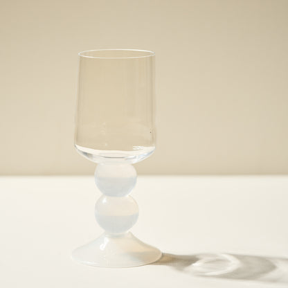 New York Wine Glass White - Single