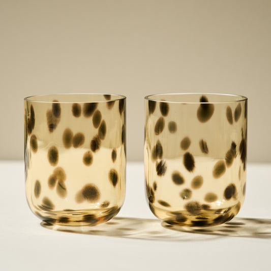 Set of 2 Manhattan Dotted Whisky Tumblers