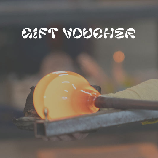 Glassblowing class gift voucher