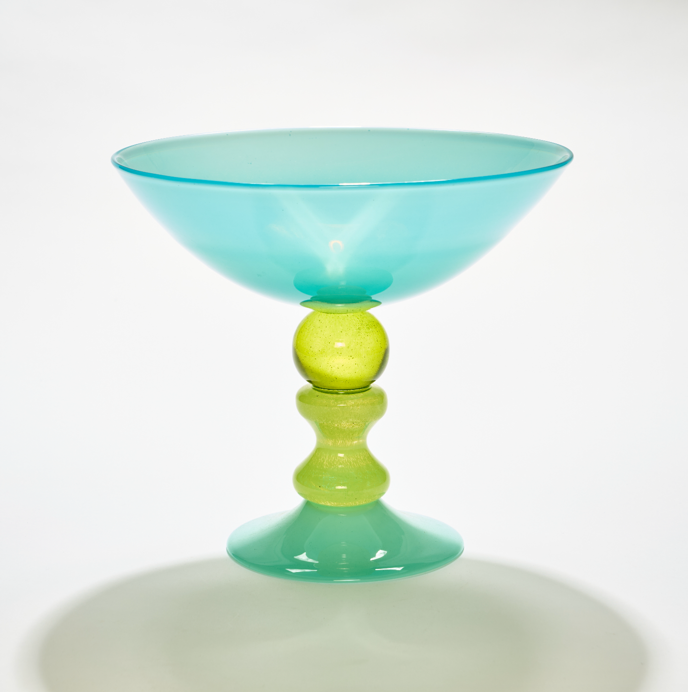 Miami Fruit Platter in Opaque Blue