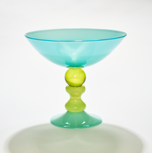 Miami Fruit Platter in Opaque Blue