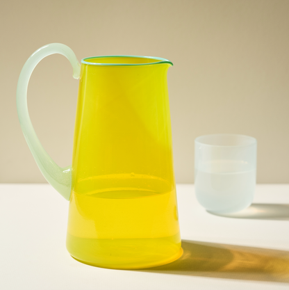 Miami Medium Jug in Fluorescent Yellow