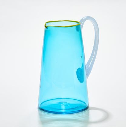 Miami Medium Jug in Ocean Blue
