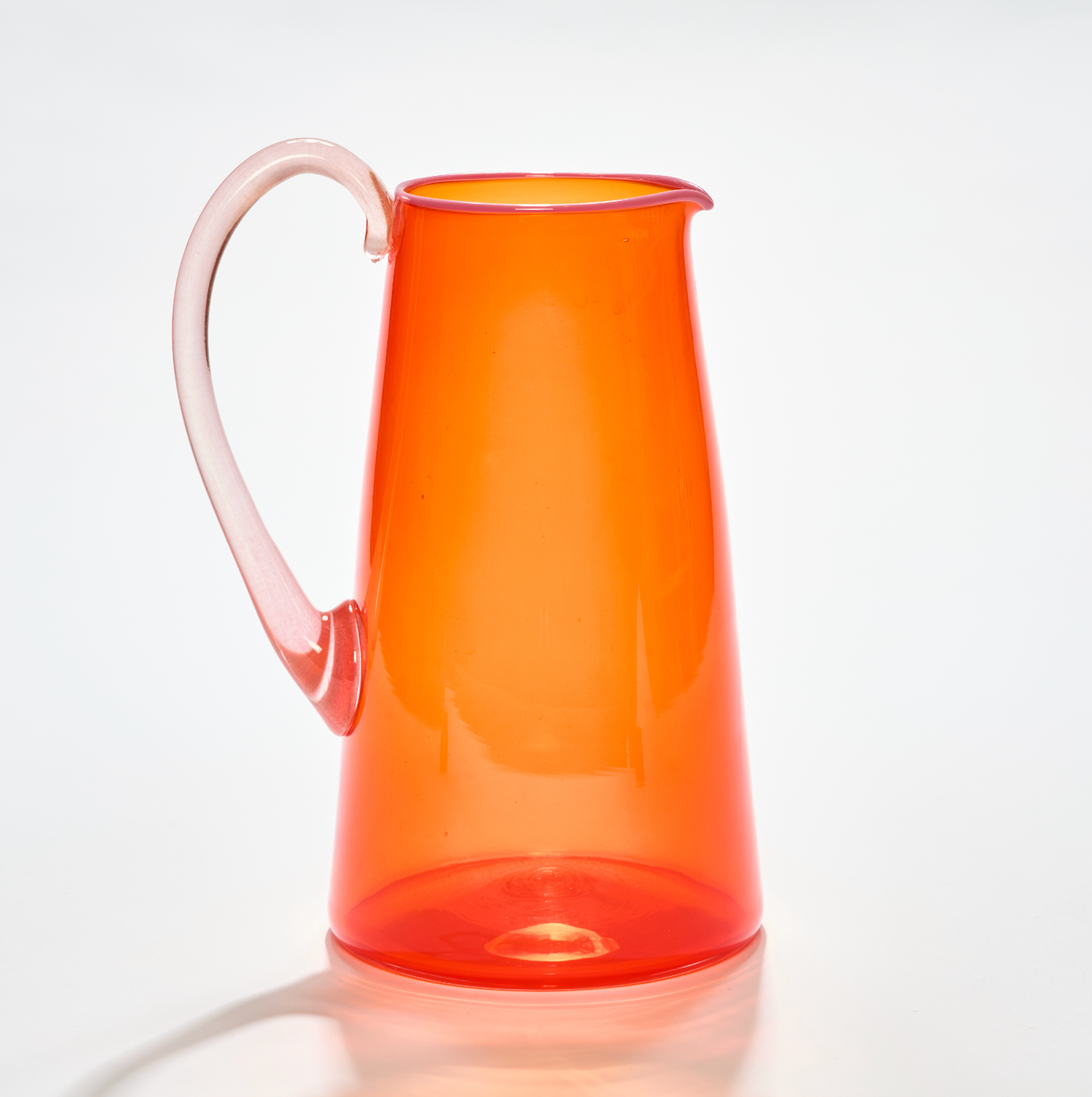Miami Medium Jug in Bright Orange