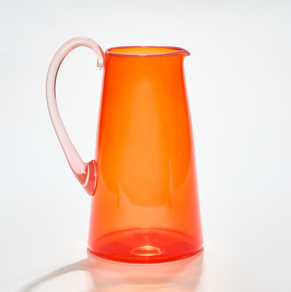 Miami Medium Jug in Bright Orange