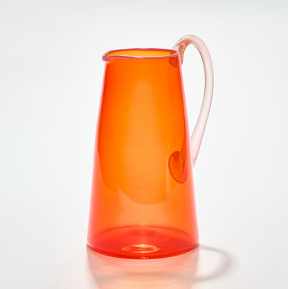 Miami Medium Jug in Bright Orange