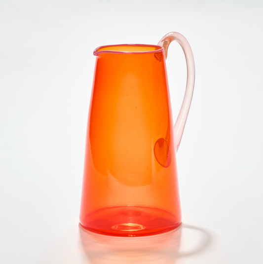 Miami Medium Jug in Bright Orange