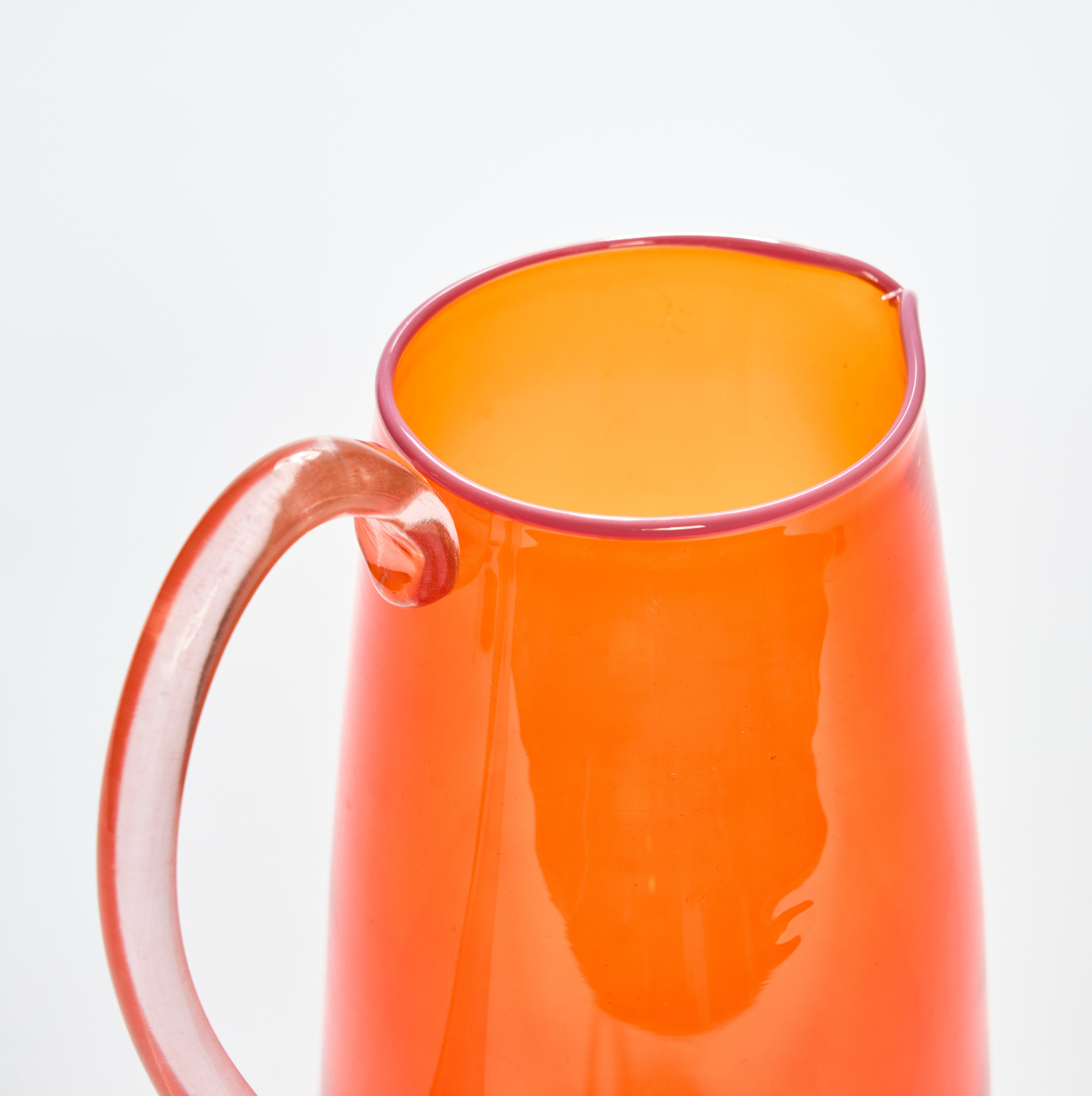 Miami Medium Jug in Bright Orange