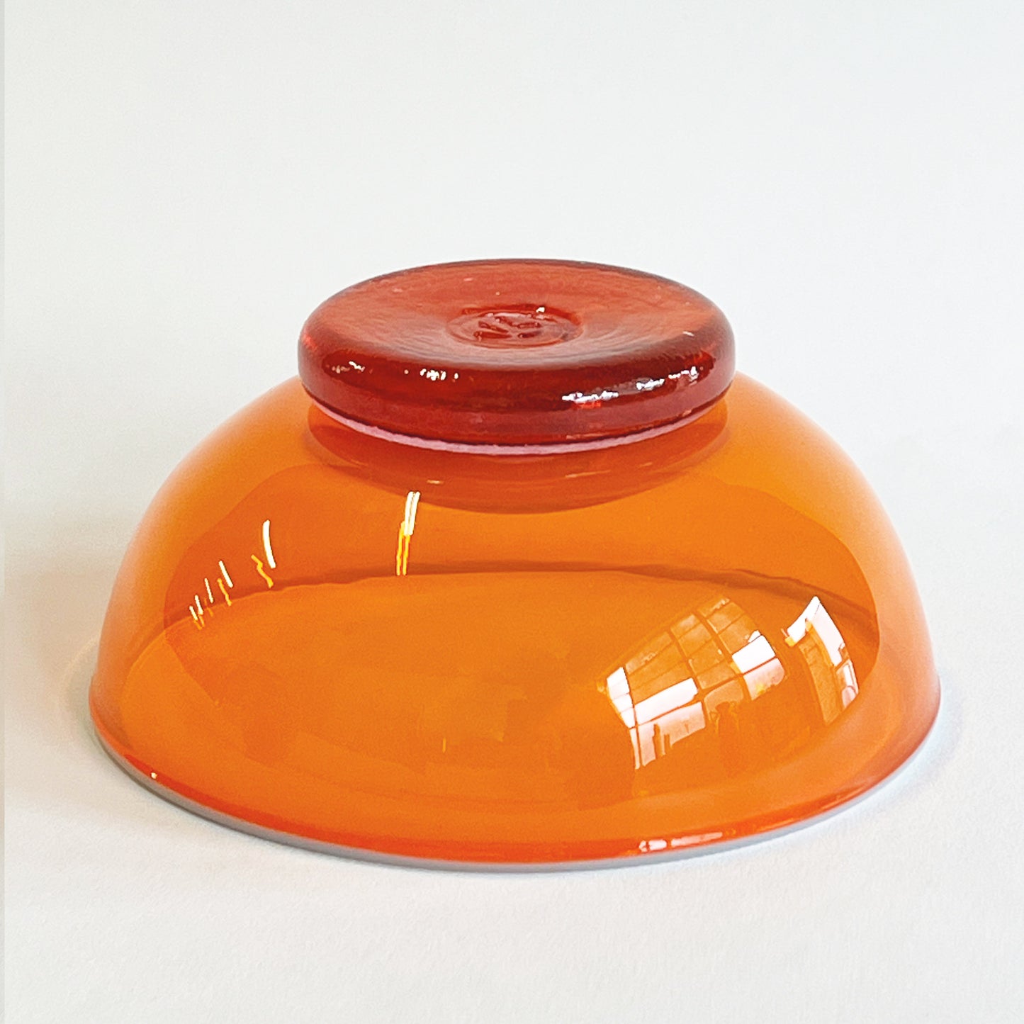 Orange Footed Bowl – Gather Glass