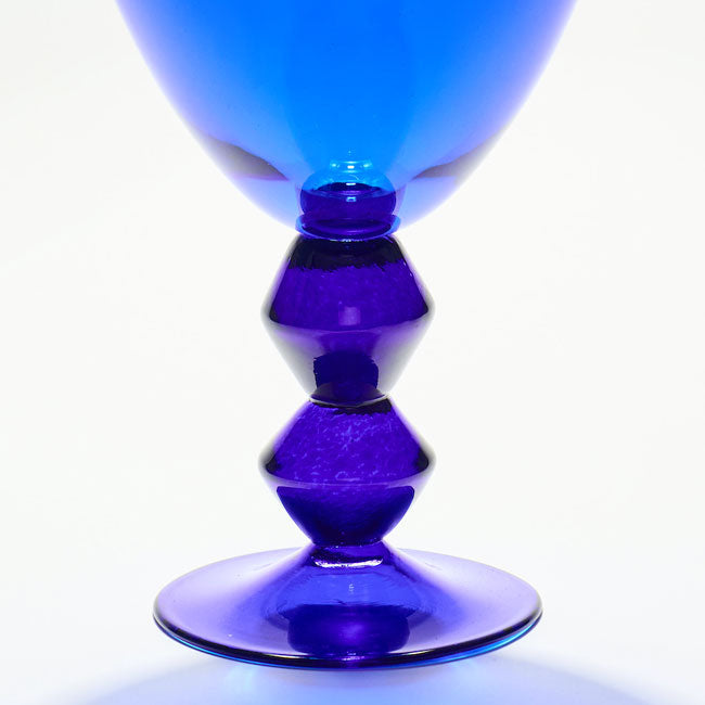 Chania Vase in Transparent Blue