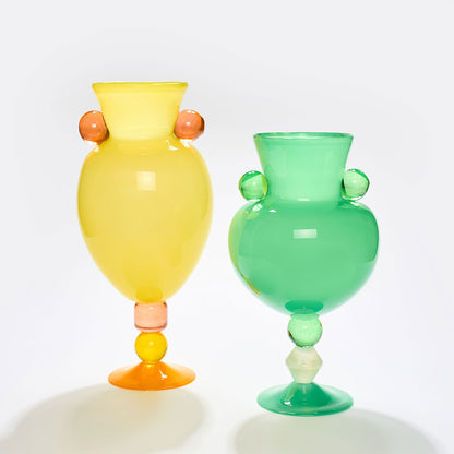 Verona Vase in Lemon