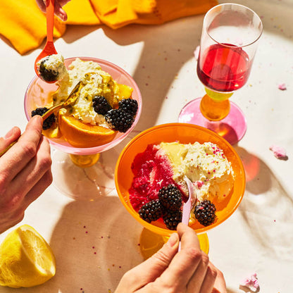 Miami Ice Cream Coupe in Orange