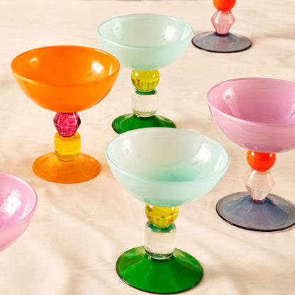 Miami Ice Cream Coupe in Soft Blue