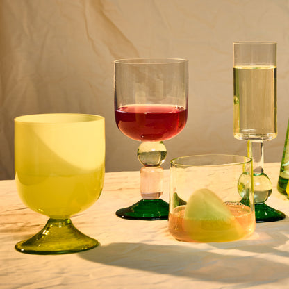 South Beach Summer Glass in Lemon - Single