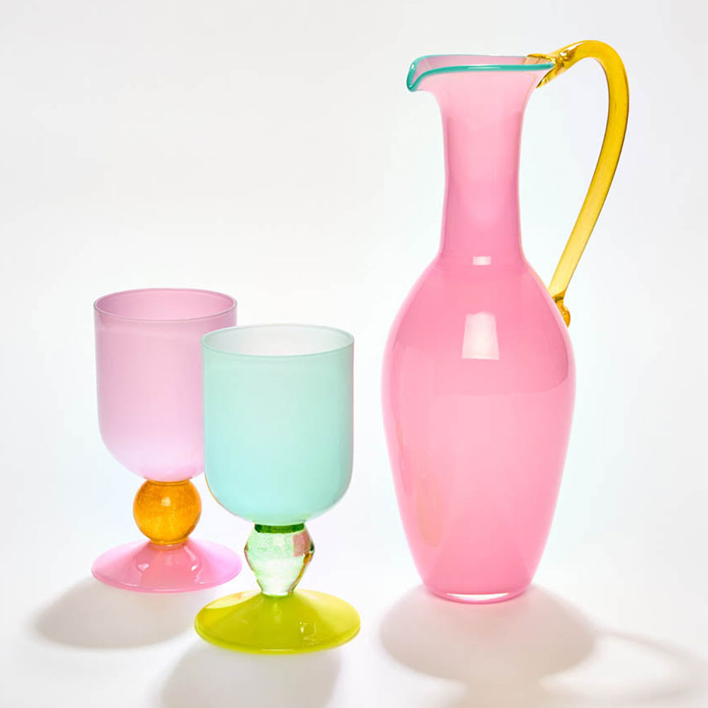 Miami Sweetie Glass in Cool Mint