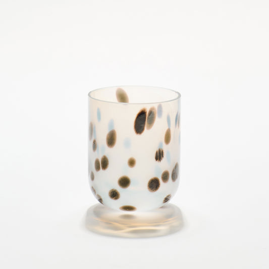 Manhattan Dotted Tumbler in White