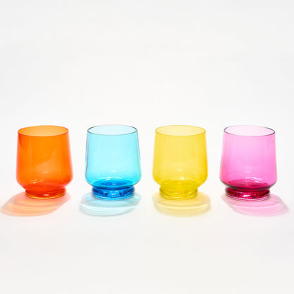 Set of 4 Miami Bright Tumblers