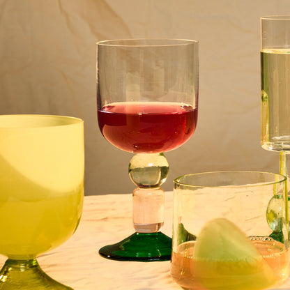 Miami Wine Glass Rounded - Single