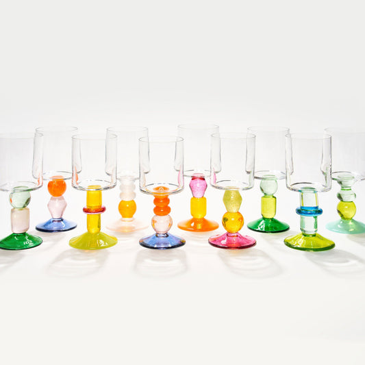 Set of 10 Miami Large Wine Glasses