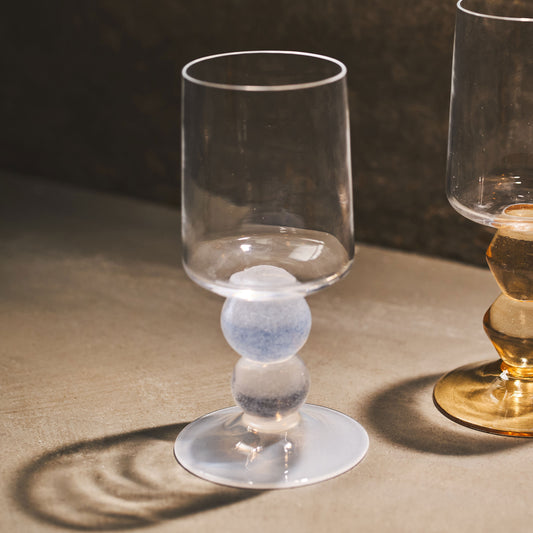 New York Wine Glass White - Single